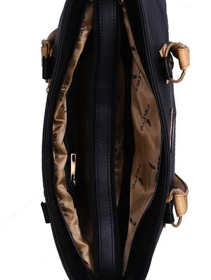 black leatherette handbag - 13394305 - Standard Image - 3