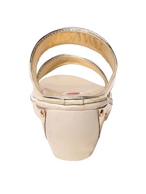 msc women gold synthetic wedge - 13410873 - Standard Image - 3