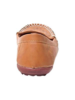 beige faux leather slip on loafers - 13410906 - Standard Image - 3