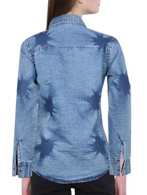 blue denim shirt - 13415982 - Standard Image - 3