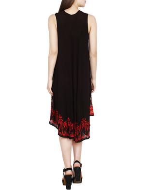black crepe shift dress - 13417349 - Standard Image - 3