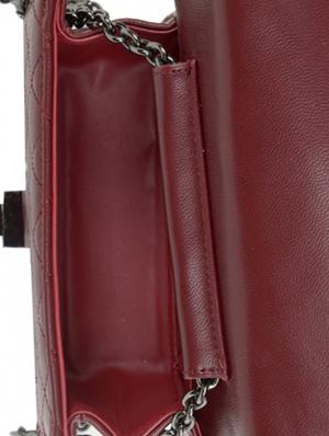 maroon leatherette sling bag - 13422048 - Standard Image - 3