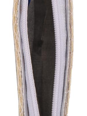 silver textured shimmer clutch - 13422667 - Standard Image - 3