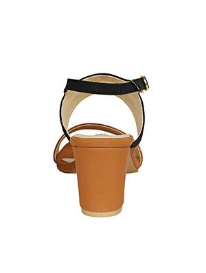 tan back strap sandal - 13426612 - Standard Image - 3