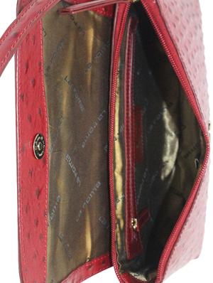 maroon leather handbag - 13427807 - Standard Image - 3