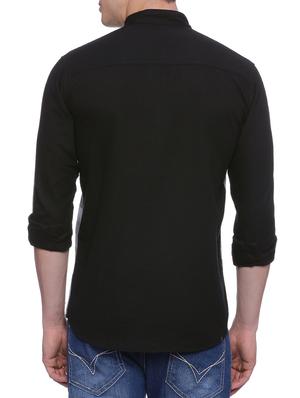 grey striped casual shirt - 13429295 - Standard Image - 3
