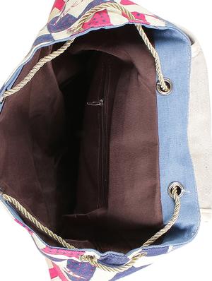 beige canvas backpack - 13431216 - Standard Image - 3