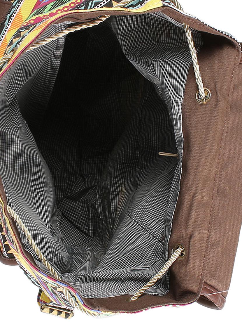 multi colored canvas backpack - 13431239 - Zoom Image - 3