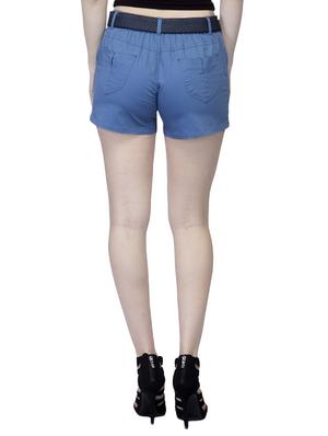 blue cotton hot pants - 13440083 - Standard Image - 3
