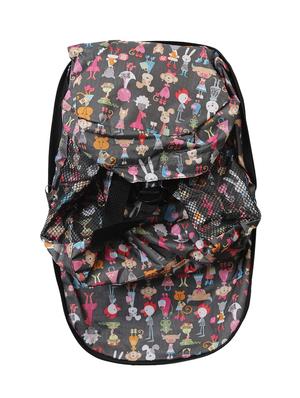 black polyester backpack - 13443449 - Standard Image - 3
