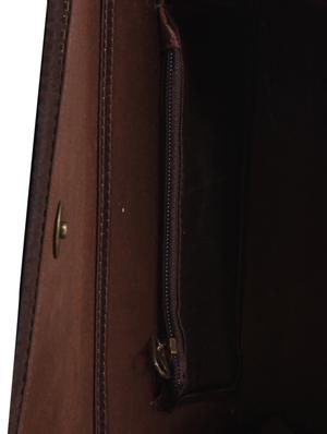 brown leather clutch - 13444298 - Standard Image - 3