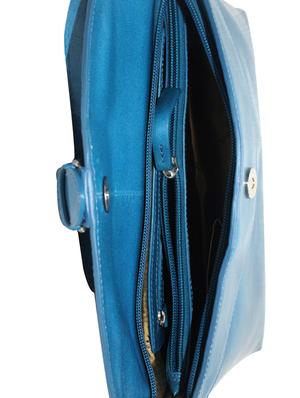 blue leather sling bag - 13446852 - Standard Image - 3