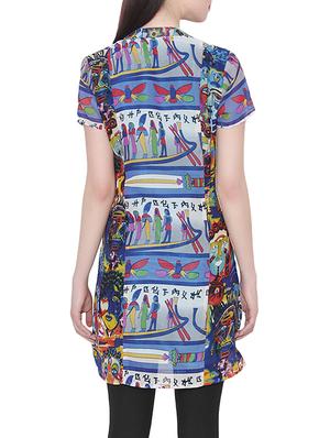 multi georgette printed regular kurti - 13447872 - Standard Image - 3