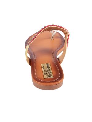multi colored one toe kolhapuri - 13448254 - Standard Image - 3