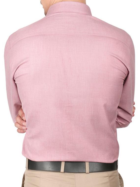 red cotton formal shirt - 13449976 - Zoom Image - 3