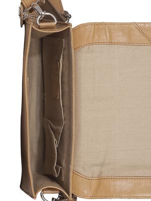 brown leather sling bag - 13453255 - Standard Image - 3
