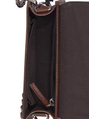 brown leather sling bag - 13453257 - Standard Image - 3