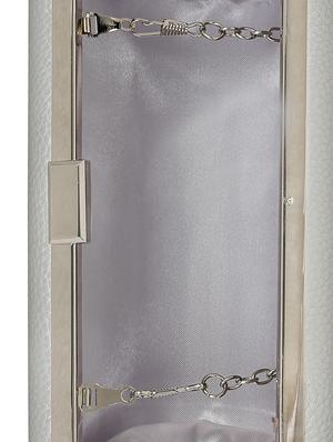 silver metal clutch - 13454995 - Standard Image - 3