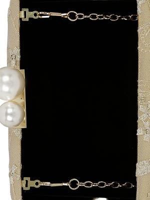 gold metal clutch - 13455000 - Standard Image - 3