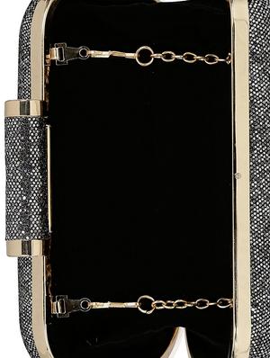 black metal clutch - 13455005 - Standard Image - 3