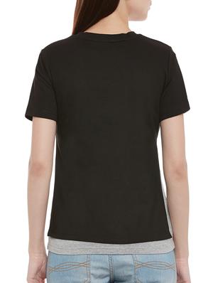 black cotton top - 13460146 - Standard Image - 3