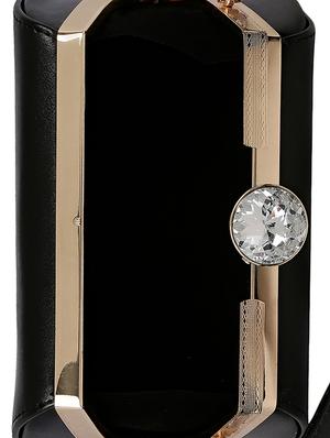 black leatherette handbag - 13465892 - Standard Image - 3