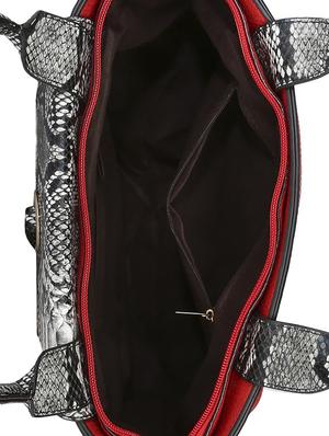 red leatherette handbag - 13466003 - Standard Image - 3