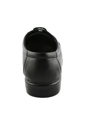 black Leather lace-up derby - 13470773 - Standard Image - 3