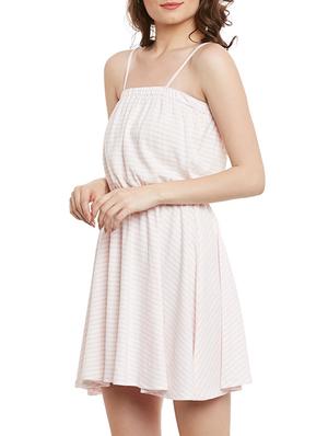 cami neck striped blouson dress - 13480431 - Standard Image - 3