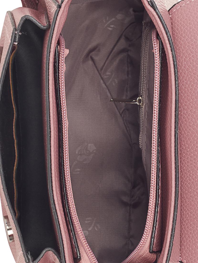 pink leatherette sling bag - 13482369 - Zoom Image - 3