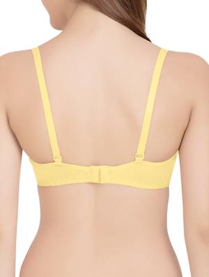 set of 2 yellow cotton bras - 13532736 - Standard Image - 3