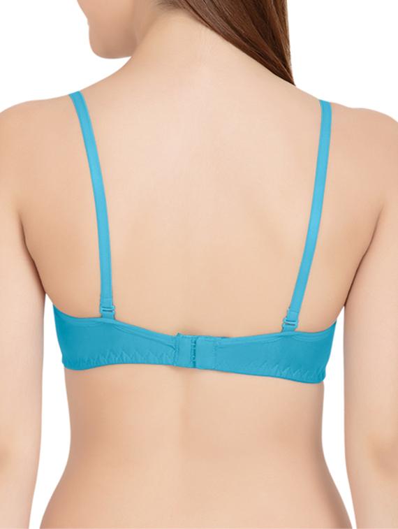 set of 2 blue cotton bras - 13532737 - Zoom Image - 3