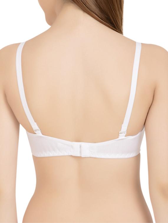 set of 2 white cotton bras - 13532739 - Zoom Image - 3