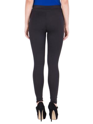 solid black cotton jegging - 13544290 - Standard Image - 3