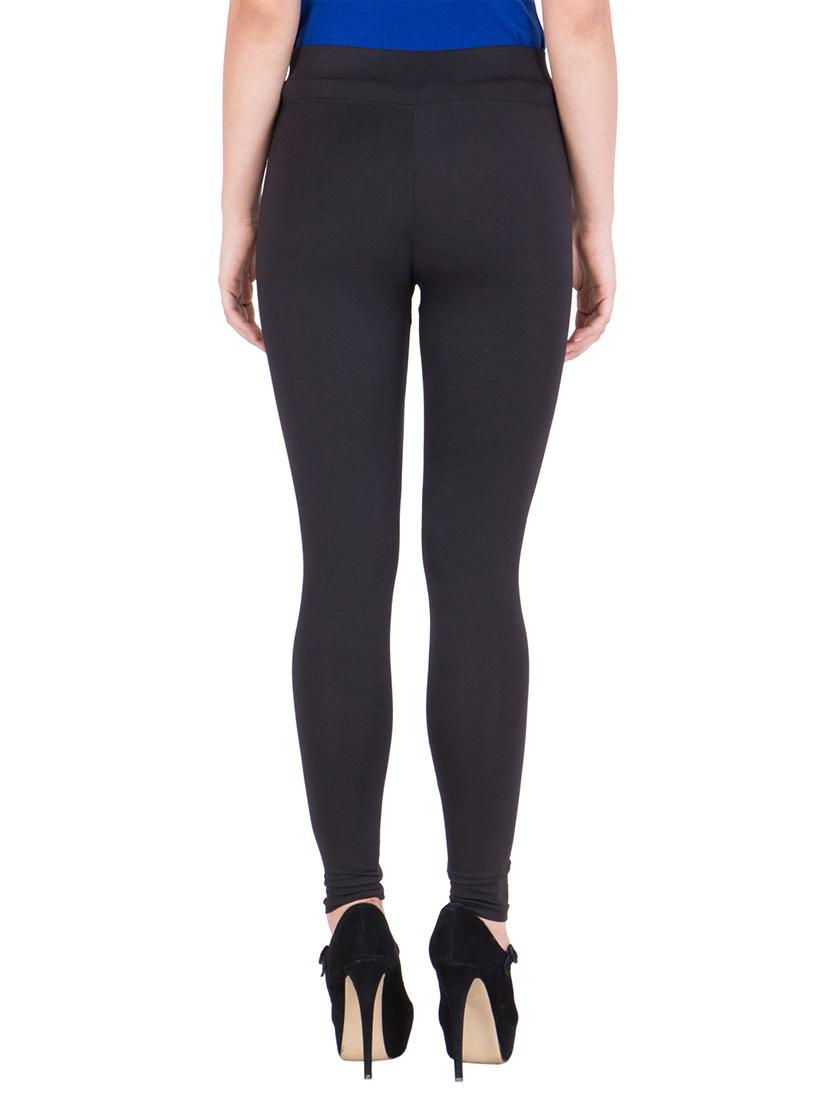 solid black cotton jegging - 13544290 - Zoom Image - 3