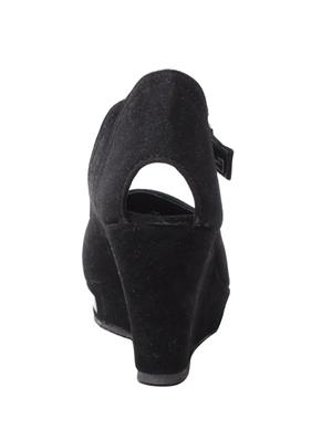 black ankle strap wedge - 13601363 - Standard Image - 3