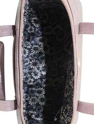 purple leather regular handbag - 13655211 - Standard Image - 3