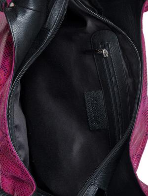 pink leather regular handbag - 13656918 - Standard Image - 3