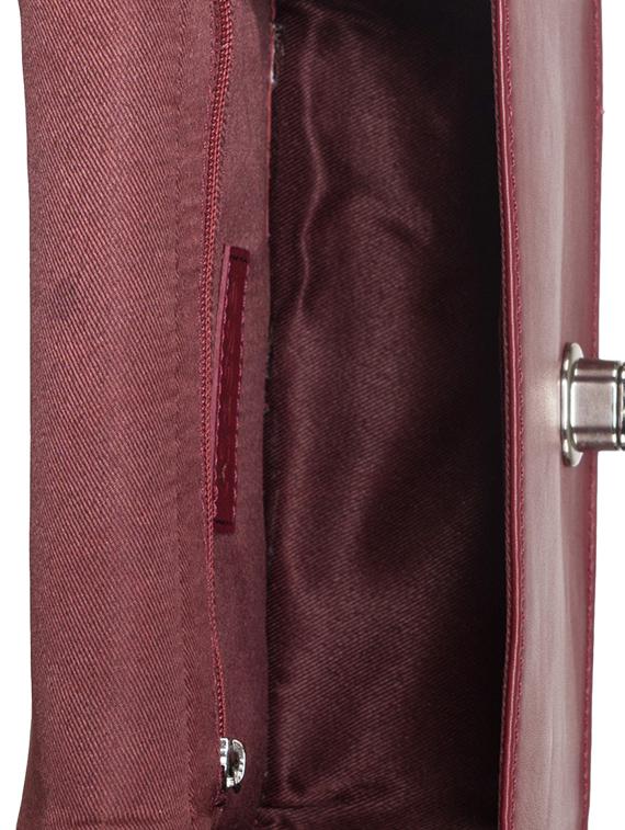 red leather weaved structured sling bag - 13656925 - Zoom Image - 3