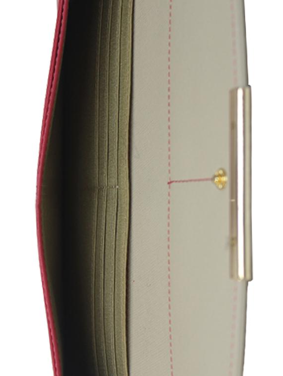 multi coloured leather regular clutch - 13661501 - Zoom Image - 3