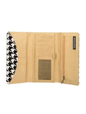 black and white silk wallet - 13664956 - Standard Image - 3