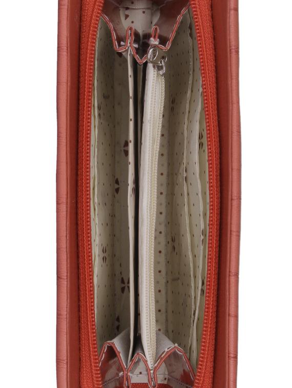 pink leatherette regular clutch - 13665973 - Zoom Image - 3