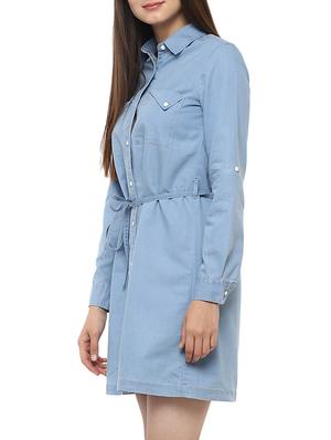 blue denim shirt dress - 13671610 - Standard Image - 3