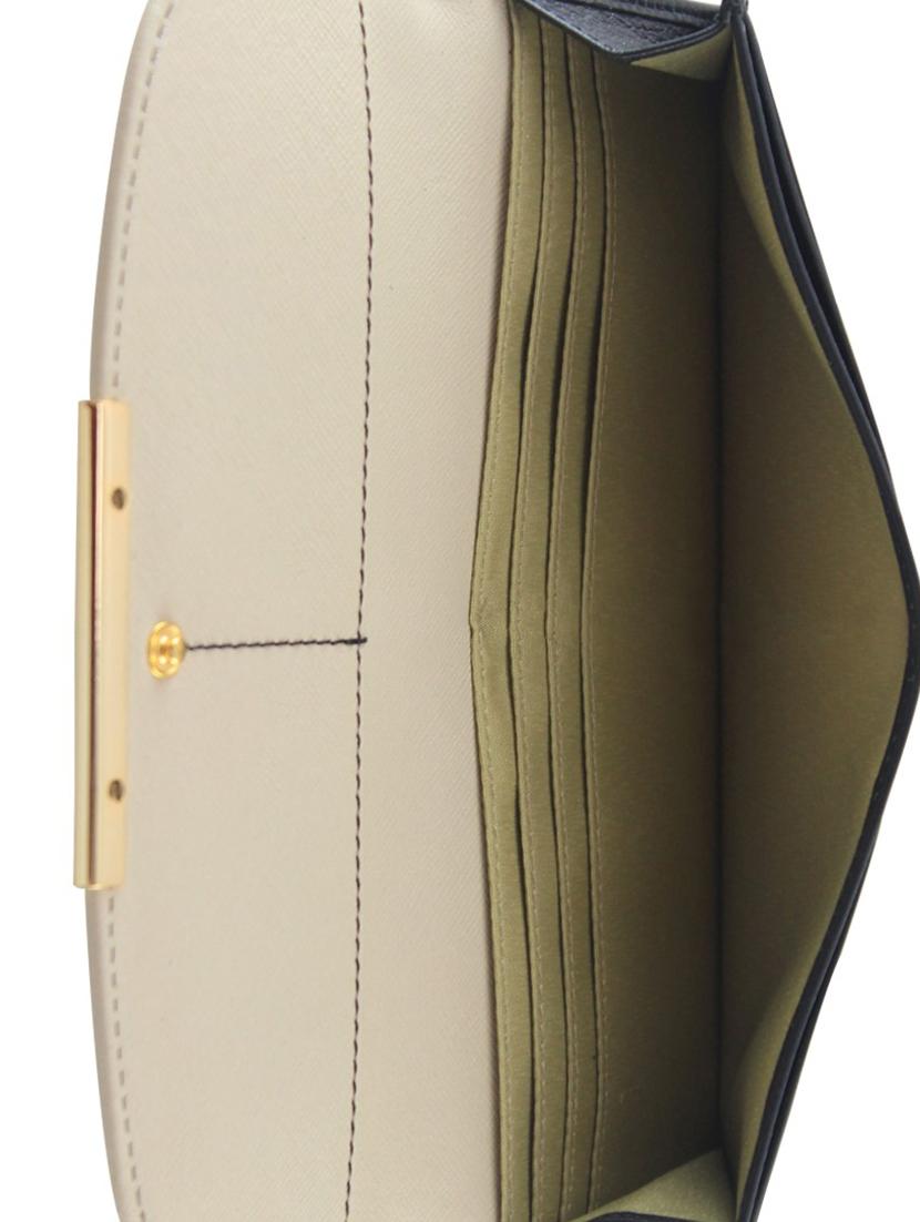 black leather regular clutch - 13671954 - Zoom Image - 3
