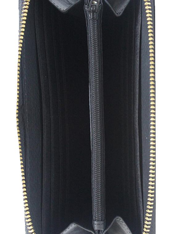 black leather regular clutch - 13671956 - Zoom Image - 3