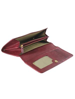 red leather regular clutch - 13671973 - Standard Image - 3
