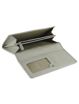 white leather regular clutch - 13672075 - Standard Image - 3