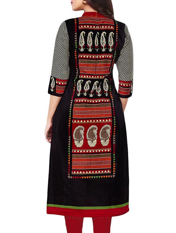 Combos (Set Of 3 ) Multi Colored Cotton Unstitched Kurta - 13673532 - Zoom Image - 3