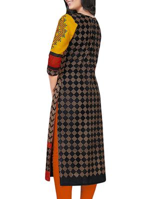 combos (set of 3 ) multi colored cotton unstitched kurta - 13673867 - Standard Image - 3