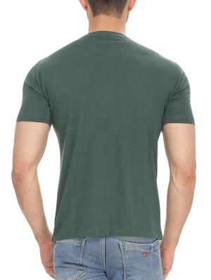 green cotton t-shirt - 13675462 - Standard Image - 3